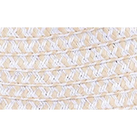 💕ERIC JAVITS💕 Sunshade Squishee Packable Straw Fedora Hat ~ OS Cream NWOT - Picture 6 of 15